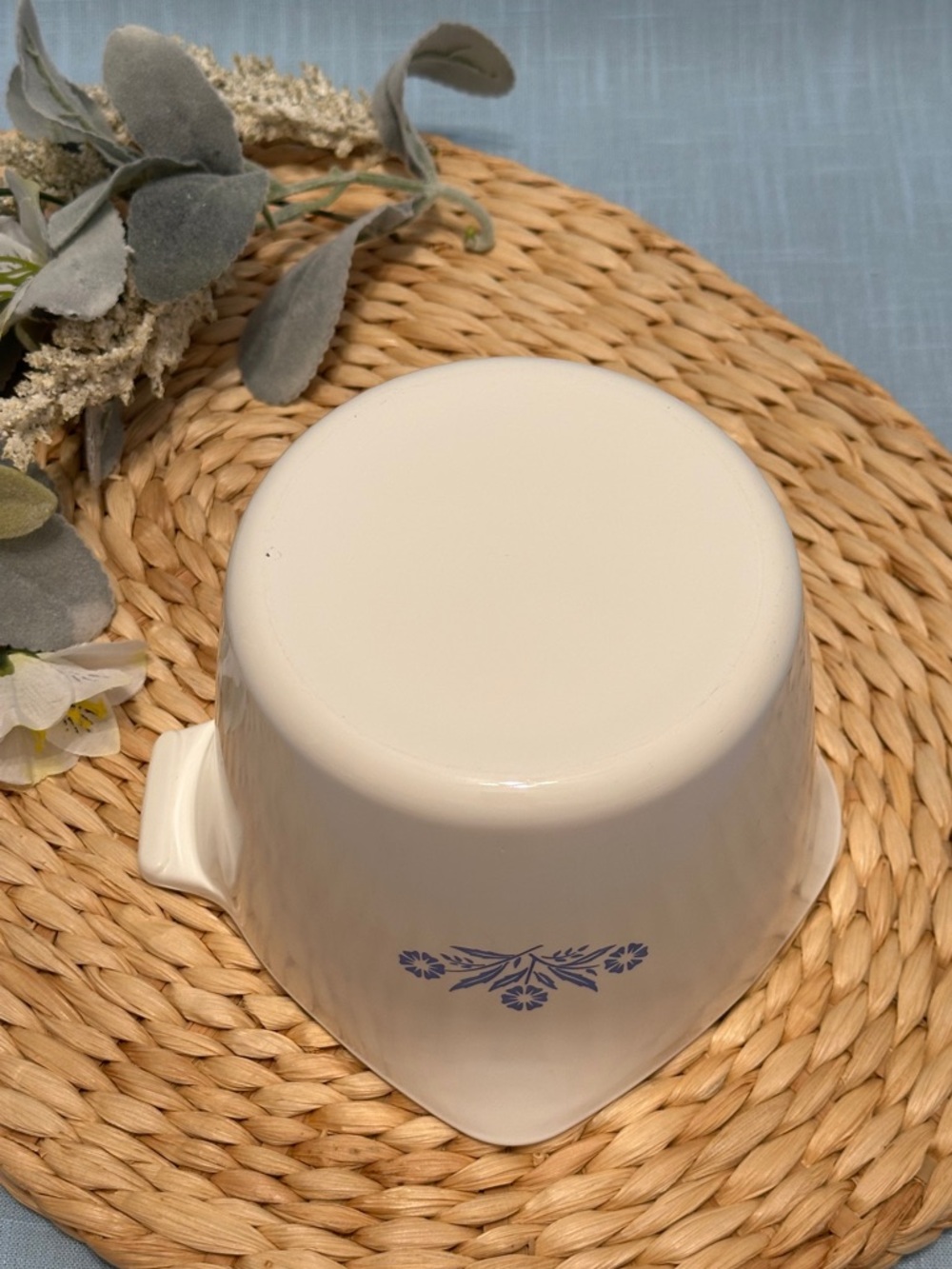 ✨💙 Vintage Corning Ware Blue Cornflower 
1-Quart Sauce Maker P-55-B - Picture 9 of 10